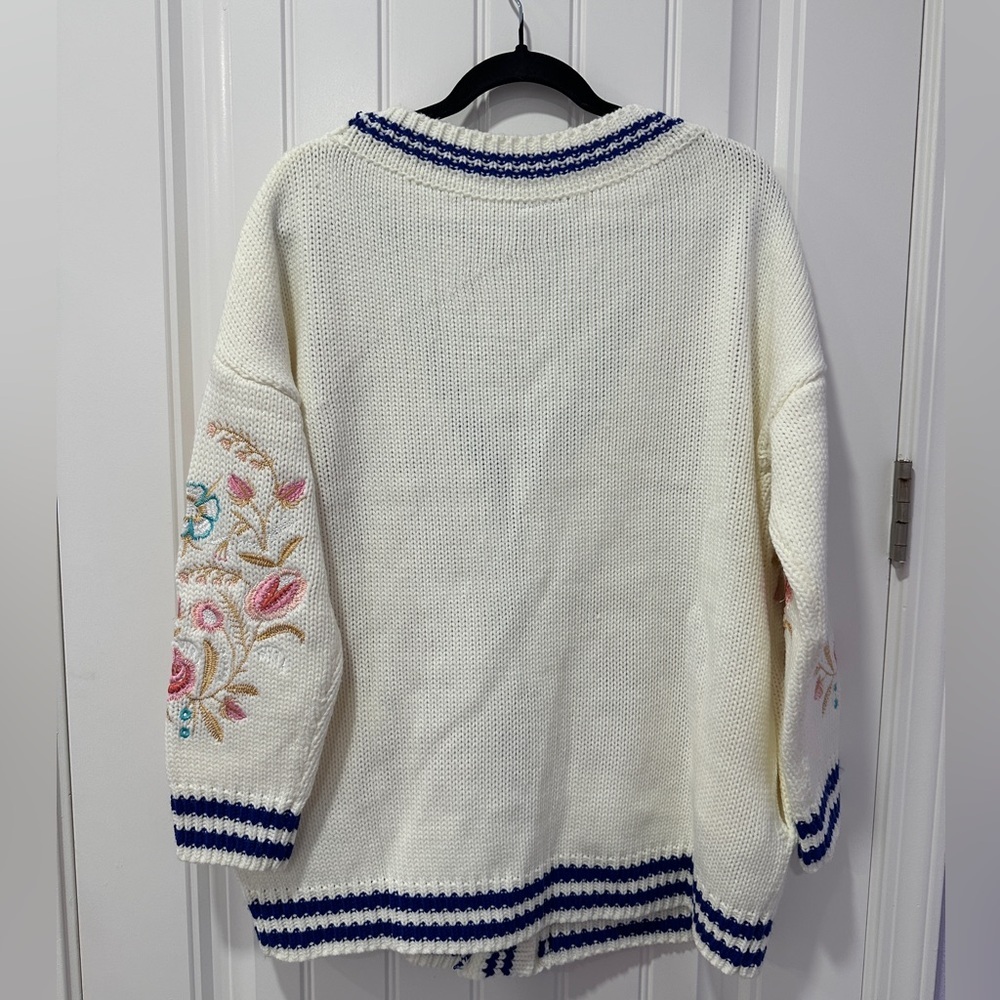 Anthropology | Aratta Silent Journey Embroidered Cardigan - Picture 9 of 9